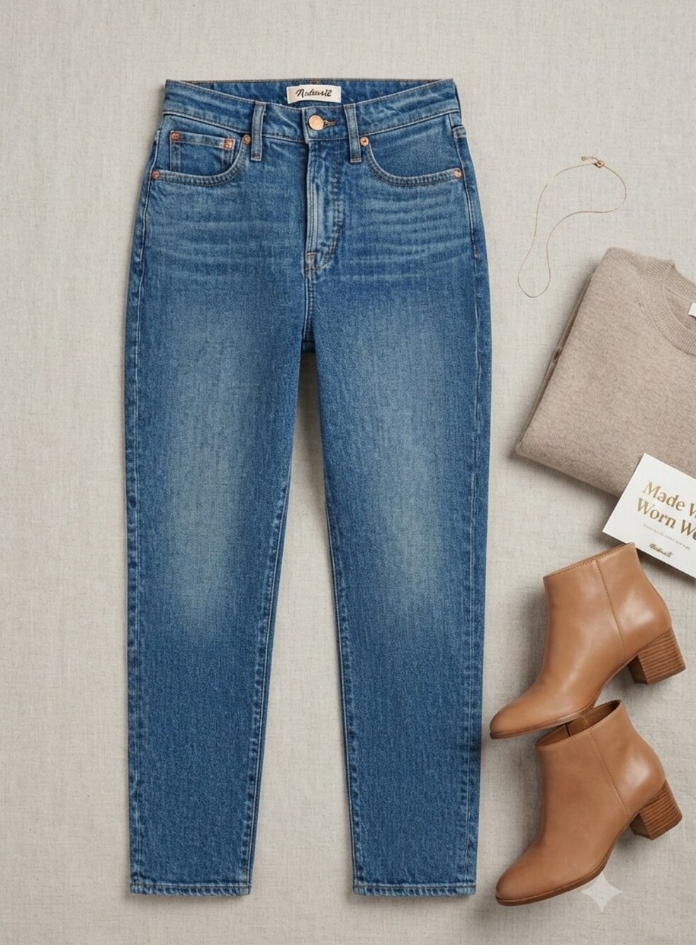 NWT Madewell The Curvy Perfect Vintage Jean Size 25 Wash Denim High Rise